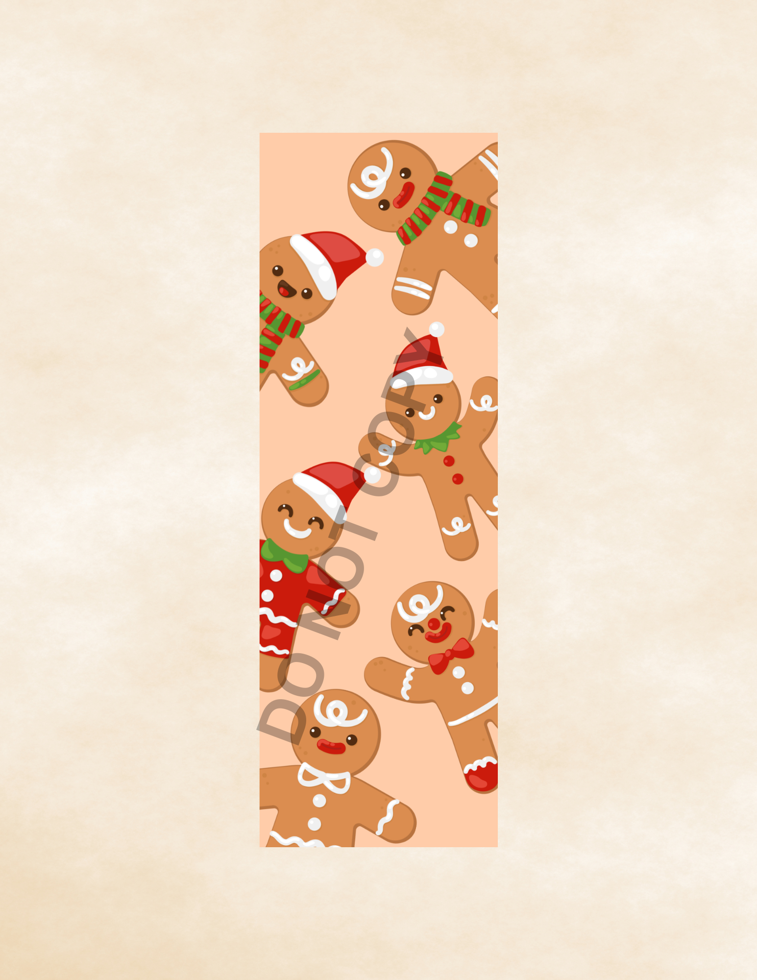 Gingerbread Bookmark