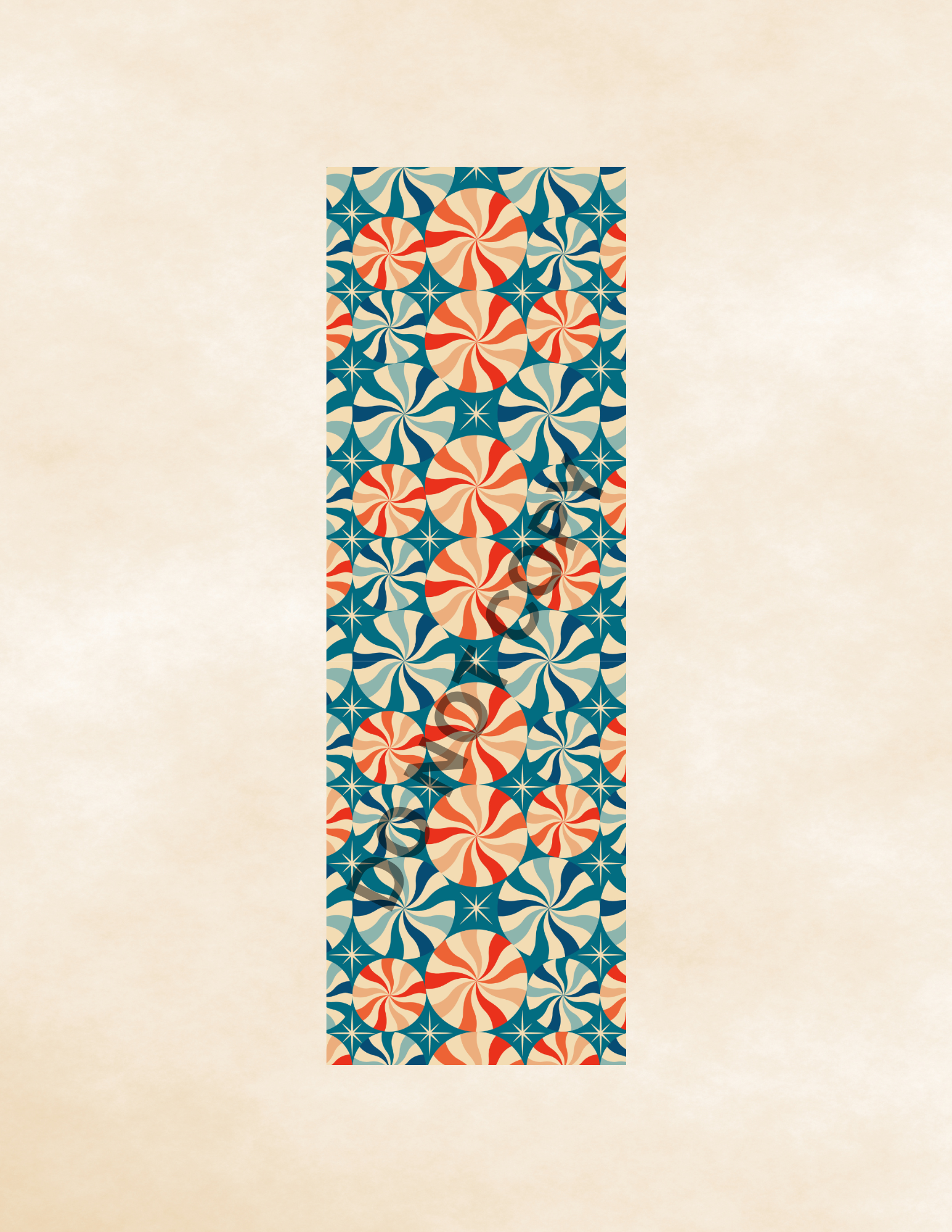 CHRISTMAS MINT BOOKMARK