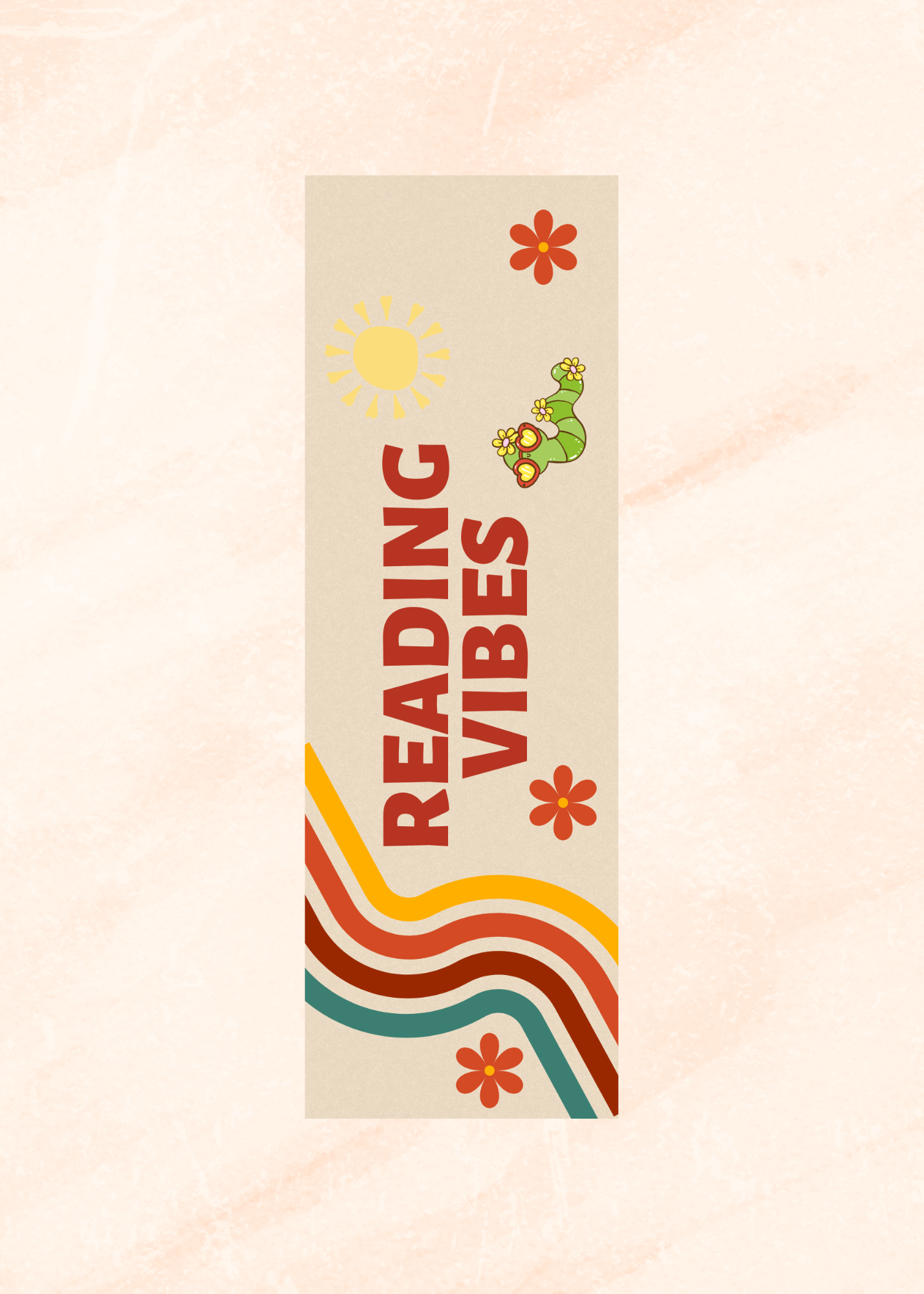 Reading Vibes Bookmark