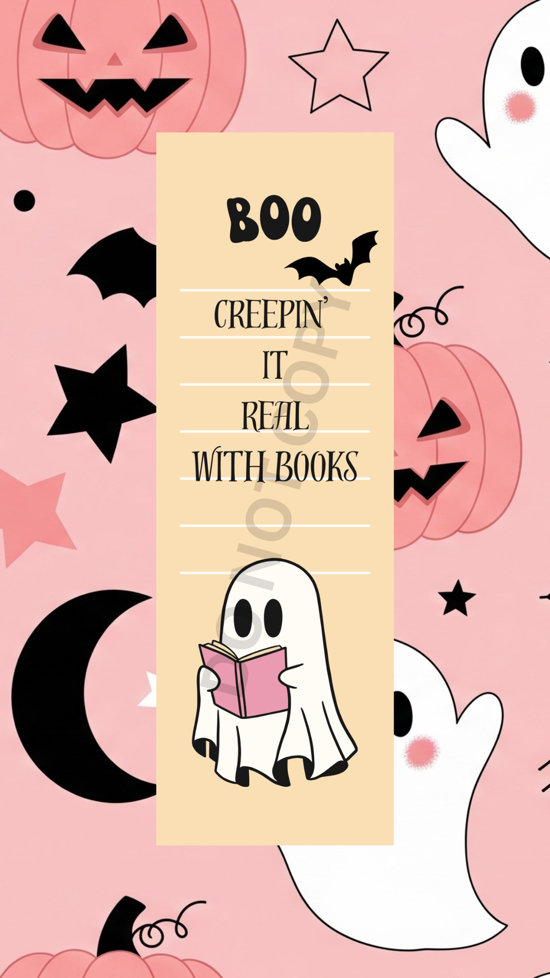 Boo Fall Bookmark