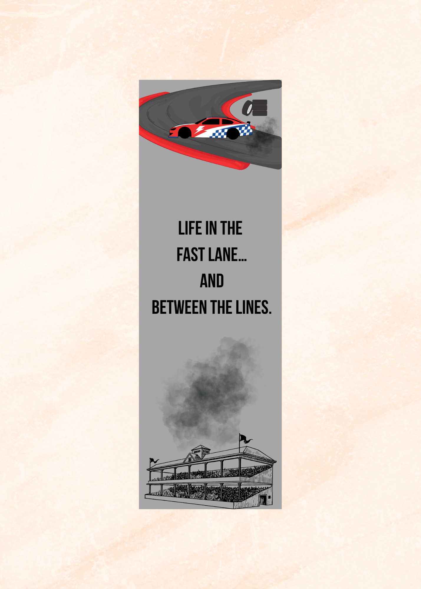 Racecar - Bookmark